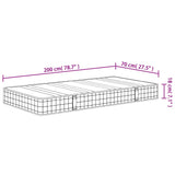 Bonnell Spring Mattress Medium 70x200 cm 372937