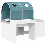 Bed with Tunnel 4 pcs Artisian Oak and Light Blue 3423510