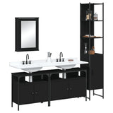 Bathroom Furniture Set Black 3214805