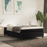 Box Spring Bed Frame Black Double Velvet 3121225