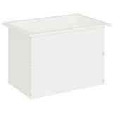 Garden Planter with LED White 40 x 60 x 40 cm Steel 8008142