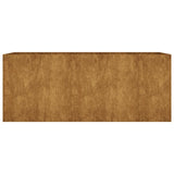 Garden Raised Bed 200x80x80 cm Corten Steel 824539