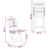 Garden Chair 4 pcs Natural Bamboo 42028078