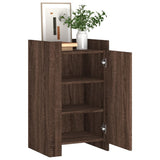 Sideboard Brown Oak 45x35x75 cm Engineered Wood 848401