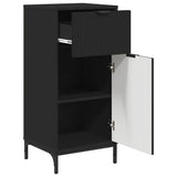 Bathroom Cabinet with Drawer with Door Black 39.5 x 36 x 88 cm 883395