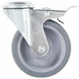 12 pcs Bolt Hole Swivel Casters 100 mm 277892