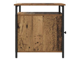 Bedside Cabinet 2 pcs Old Wood 40 x 42 x 60cm Engineered Wood 881807