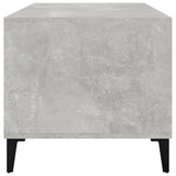 Coffee Table Concrete Grey 90x49x45 cm Engineered Wood 819624