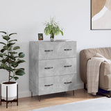 Sideboard Concrete Grey 69.5x34x90 cm Engineered Wood 827848