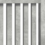 Radiator Cover Concrete Grey 172 x 19 x 81.5 cm Engineered Wood 884072