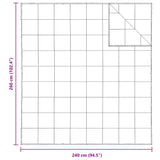 2-in-1 Duvet White 240 x 260 cm Down 42007674