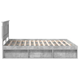 Bed Frame with Headboard Concerte 180 x 200 cm Solid Pine Wood 3410059