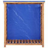 Firewood Storage Shed 105x38x115 cm Solid Acacia Wood 46566