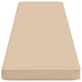2-Piece Bench Cushions VUGHT 2 pcs 100% Polyester Cream 951481