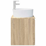 Wall-Mounted Sink Vanity Sonoma Oak 49.5 x 44.5 x 65 cm 890434