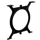 Dining Table Legs 2 pcs O-Frame Cast Iron 245426