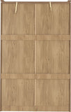 ZNTS Charles 2 Door Sliding Wardrobe 100-101-015