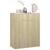 ZNTS Sideboard Sonoma Oak 60x30x75 cm Engineered Wood 800732