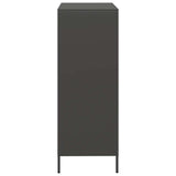 Highboard Black 68x39x103.5 cm Steel 851406