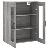Wall Mounted Cabinet Grey Sonoma 69.5x34x90 cm 828490