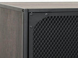 Storage Cabinet Grey 72x36x82 cm Metal and MDF 335912