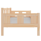Day Bed without Mattress Solid Wood Pine 90x200 cm 820267