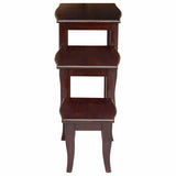 Nesting Side Tables 3 pcs Brown Solid Mahogany Wood 42009928