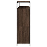 Shoe Cabinet with 4 Flip-Drawers Brown Oak 100x34x112 cm 3214417