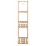 Clothes Rack 110x38x170 cm Solid Pinewood 327324