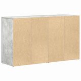 Sideboard Concrete Grey 120 x 36 x 69 cm Engineered Wood 3333859
