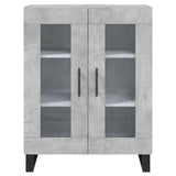 Highboard Concrete Grey 69.5x34x180 cm Engineered Wood 3198301