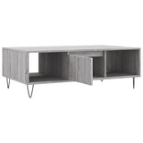 Coffee Table Grey Sonoma 104x60x35 cm Engineered Wood 827090