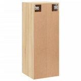 Wall Mounted Cabinet Sonoma Oak 34.5x34x90 cm Engineered Wood 830511