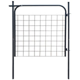 ZNTS Garden Fence Gate 100x100 cm Anthracite 142293