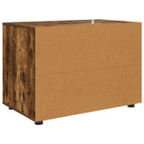 Storage Cabinet Smoked Oak 80 x 48 x 57 cm Engineered Wood 888822