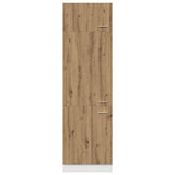 Refrigerator Cabinet Lyon Artisan Oak 60x57x207 cm Engineered Wood 856126