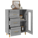 Sideboard Grey Sonoma 69,5x34x90 cm Engineered Wood 817364