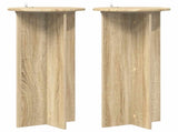 Plant Stand 2 pcs Sonoma Oak 40 x 40 x 80 cm Engineered Wood 899701