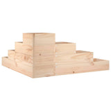 Garden Planter 4-Tier 80.5x79x36 cm Solid Wood Pine 825317