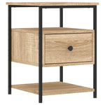 ZNTS Bedside Cabinet Sonoma Oak 40x42x56 cm Engineered Wood 826025