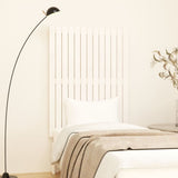 Wall Headboard White 82.5x3x110 cm Solid Wood Pine 824954