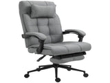 Office Chair with Footrest Ergonomic Office Chair with Armrests Lumber Support and Headrest Light T3398P328212