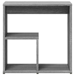 ZNTS Side Tables 2 pcs Grey Sonoma 50x30x50 cm Engineered Wood 840566