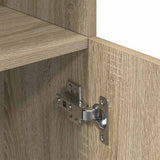 Kitchen Cabinet Sonoma Oak 57x41.5x131.5 cm Engineered Wood 860123