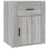 ZNTS Bedside Cabinet Grey Sonoma 50x36x60 cm Engineered Wood 816726