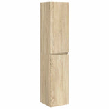 Bathroom Furniture Set 5 pcs Sonoma Oak 33 x 34.5 x 160 cm 3406005
