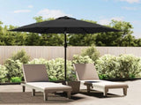 Garden Parasol with Metal Pole 300 cm Anthracite 44499