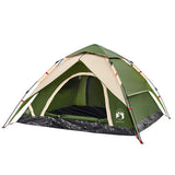 ZNTS Camping Tent Dome 5-Person Green Quick Release 4004185