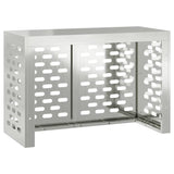 Air Conditioner Cover Silver 90 x 40 x 60 cm Galvanised Steel 865895