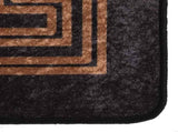 Rug Washable 190x300 cm Black and Gold 337932